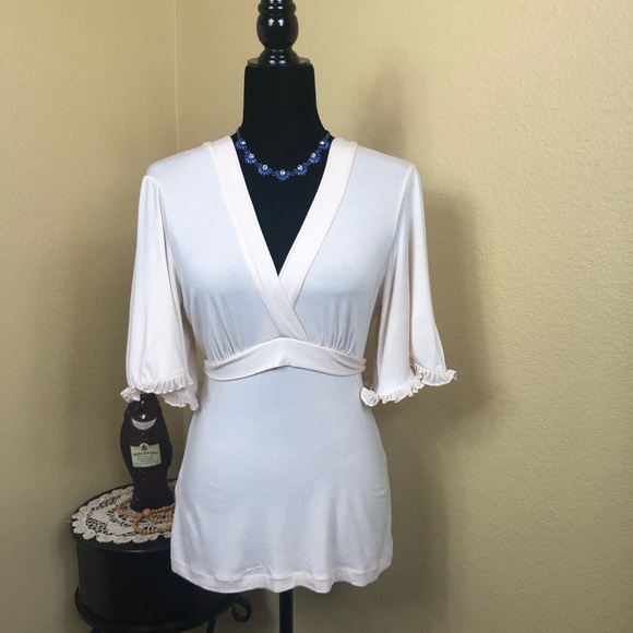 BCBGMaxAzria Tops - BCBG Maxazria  Wrap Blouse